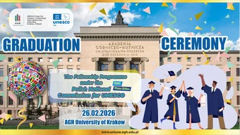 Baner na Uroczyste zakończenie Programu stypendialnego Polskiego Komitetu ds. UNESCO, ed. 2025C;