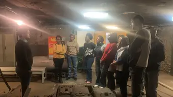 Sightseeing of the coal mine