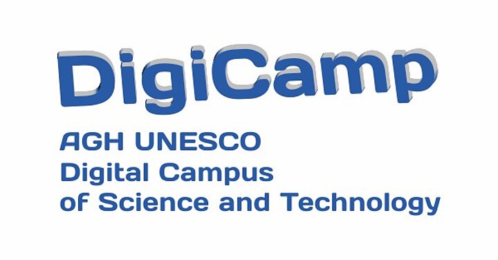 Logo projektu DigiCamp - AGH UNESCO Digital Campus of Science and Technology